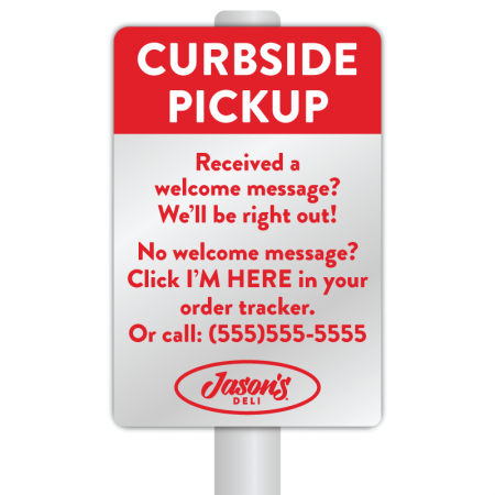 Jason's Curbside Signs | Jason's Deli Online Store